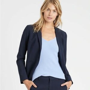 Banana republic long and lean blazer in khaki colour
